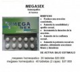 MEGASEX HOMEOPATICOS  20 TABLETAS $26000- dos cajas $44.000